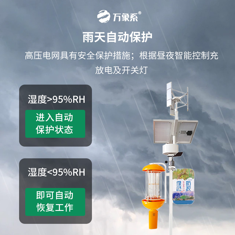 自動清蟲節(jié)能誘蟲燈：誘蟲與清蟲的“高效協(xié)同”