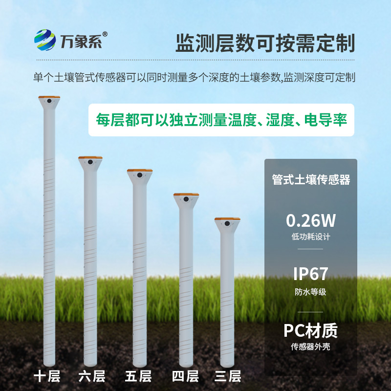 十層管式土壤墑情監(jiān)測(cè)儀——土壤里的十層電梯